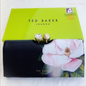 NWT Ted Baker Paisla Opal Leather Matinee Wallet